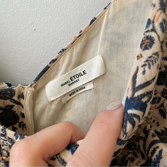 Isabel Marant Etoile Rope Topaz Linen Dress - Picture 3 of 8